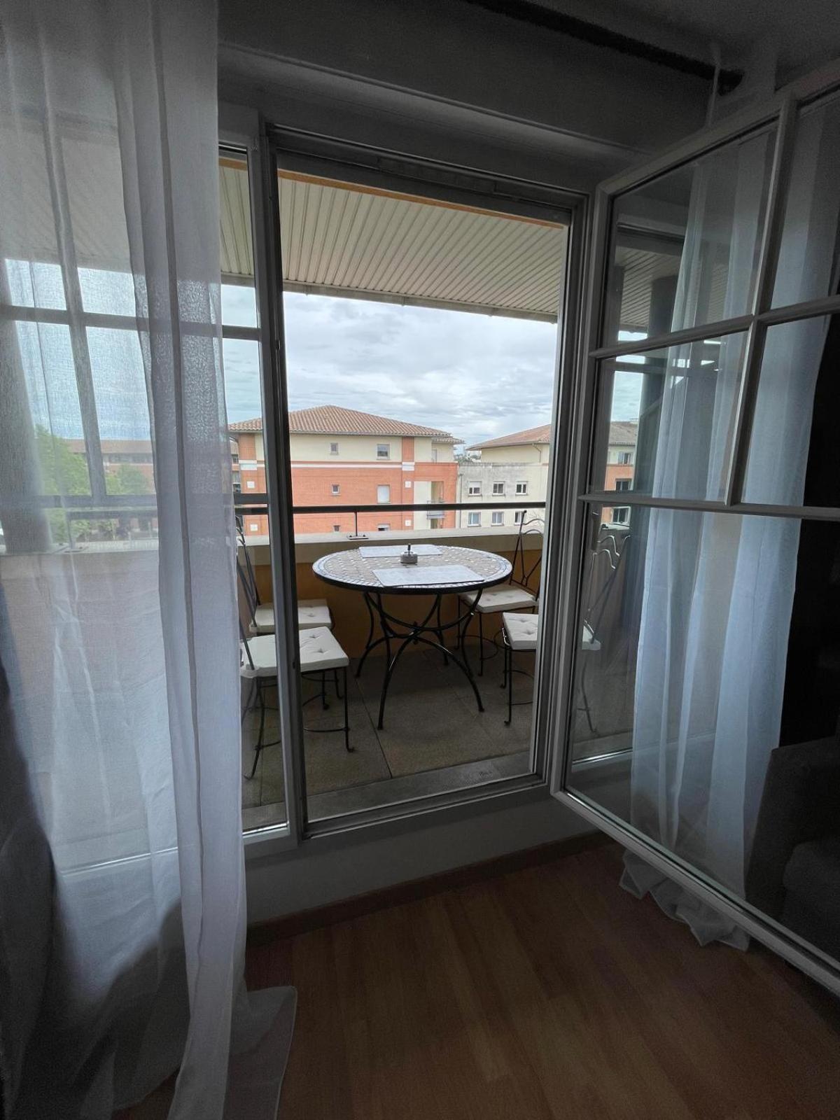City Rose T2, Climatisation,Parking Prive, Piscine, Wifi , Tout Confort Toulouse Exteriör bild