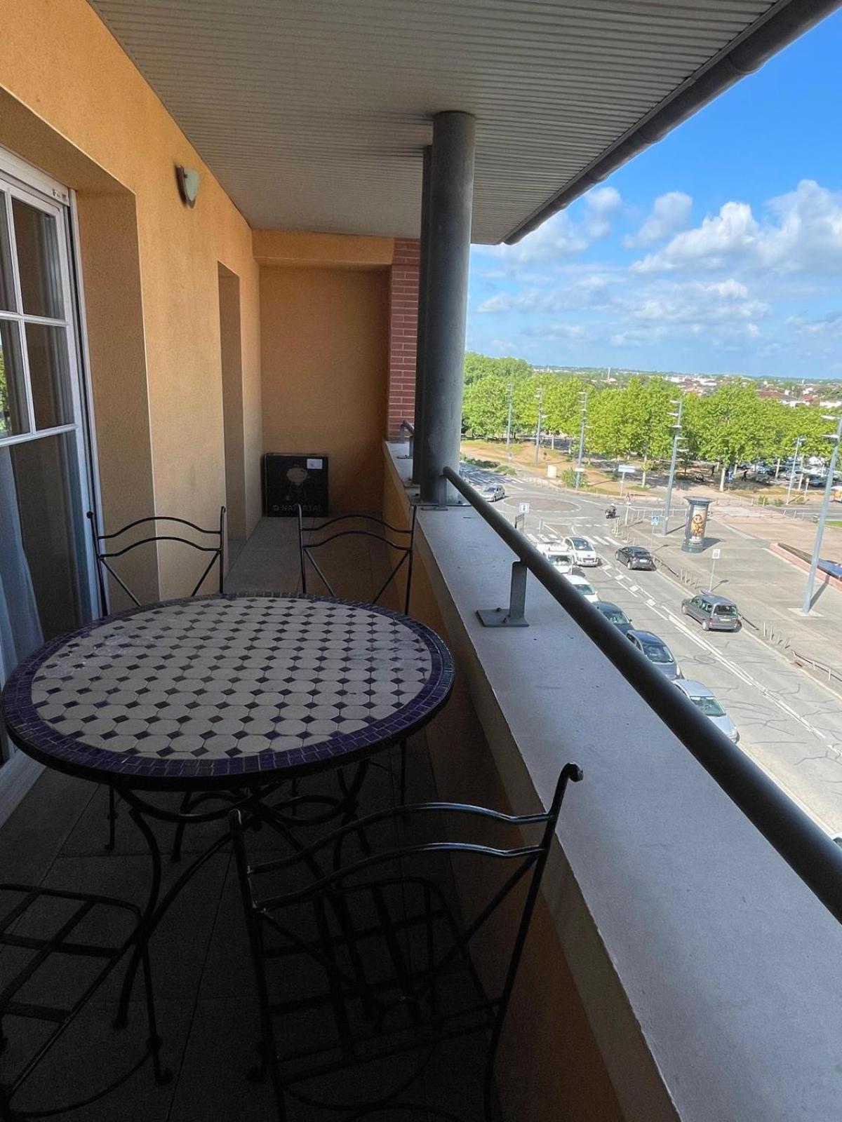 City Rose T2, Climatisation,Parking Prive, Piscine, Wifi , Tout Confort Toulouse Exteriör bild