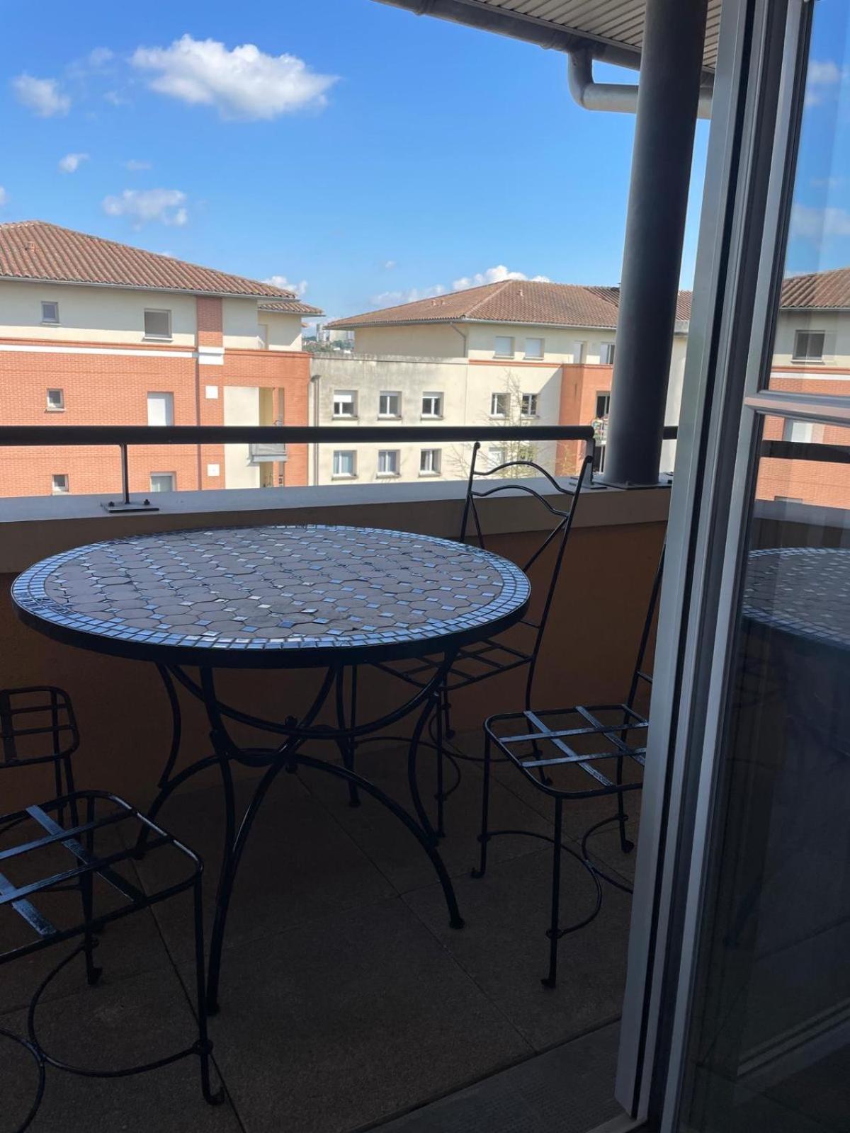 City Rose T2, Climatisation,Parking Prive, Piscine, Wifi , Tout Confort Toulouse Exteriör bild